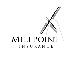 Millpoint Insurance logo design by Rossee