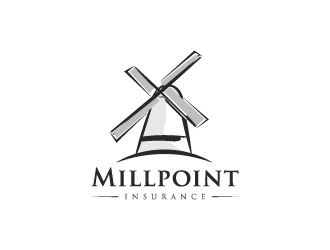 Millpoint Insurance logo design by zakdesign700