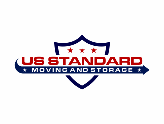 US Standard moving and storage logo design by mutafailan