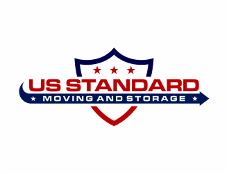 US Standard moving and storage logo design by mutafailan