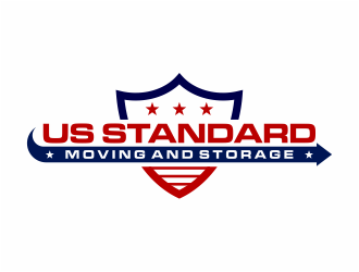 US Standard moving and storage logo design by mutafailan