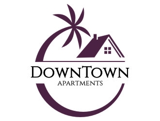 DownTown Apartments logo design by jetzu