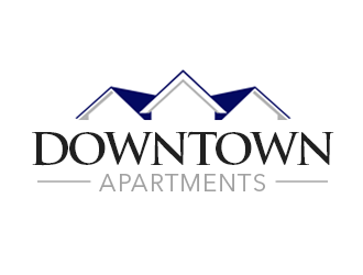 DownTown Apartments logo design by kunejo
