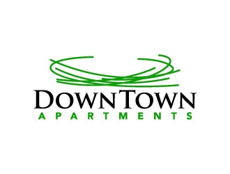DownTown Apartments logo design by daywalker