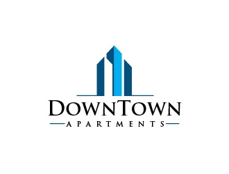 DownTown Apartments logo design by usef44