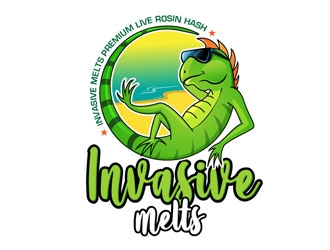 Invasive melts logo design by frontrunner