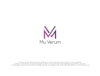 Mu Verum logo design by robiulrobin