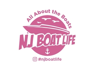 NJ Boat Life  logo design by GemahRipah