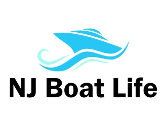 NJ Boat Life  logo design by jetzu