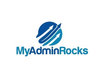 My Admin Rocks  logo design by shravya
