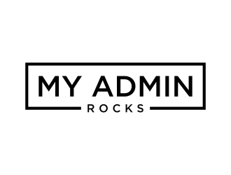 My Admin Rocks  logo design by p0peye