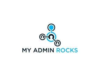 My Admin Rocks  logo design by N3V4