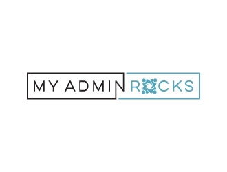 My Admin Rocks  logo design by boybud40