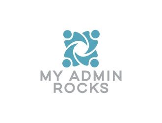 My Admin Rocks  logo design by boybud40