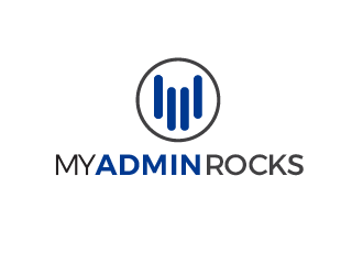 My Admin Rocks  logo design by justin_ezra