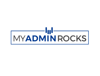 My Admin Rocks  logo design by justin_ezra
