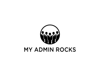 My Admin Rocks  logo design by oke2angconcept