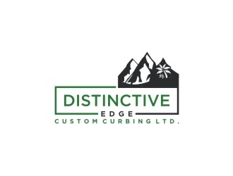 Distinctive Edge Custom Curbing Ltd. logo design by bricton