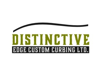 Distinctive Edge Custom Curbing Ltd. logo design by bricton
