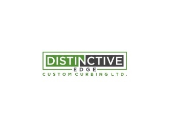 Distinctive Edge Custom Curbing Ltd. logo design by bricton