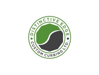 Distinctive Edge Custom Curbing Ltd. logo design by bricton