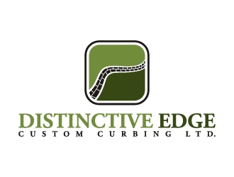 Distinctive Edge Custom Curbing Ltd. logo design by abss