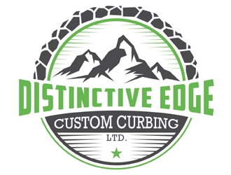Distinctive Edge Custom Curbing Ltd. logo design by MAXR