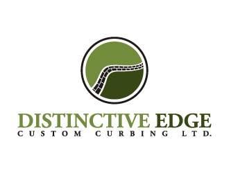 Distinctive Edge Custom Curbing Ltd. logo design by abss