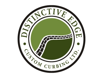Distinctive Edge Custom Curbing Ltd. logo design by abss