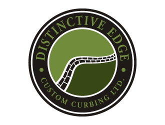 Distinctive Edge Custom Curbing Ltd. logo design by abss