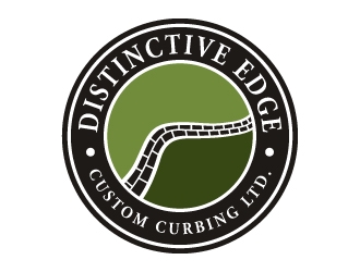 Distinctive Edge Custom Curbing Ltd. logo design by abss