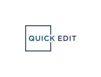 Quick Edit logo design by bricton