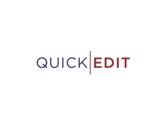 Quick Edit logo design by bricton