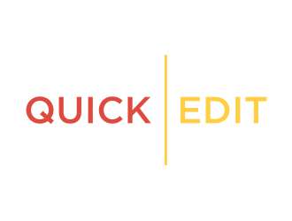 Quick Edit logo design by nurul_rizkon