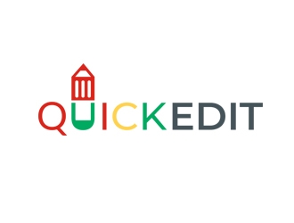 Quick Edit logo design by Kebrra