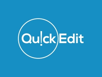Quick Edit logo design by berkahnenen