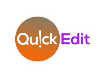 Quick Edit logo design by berkahnenen