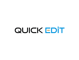Quick Edit logo design by Diancox