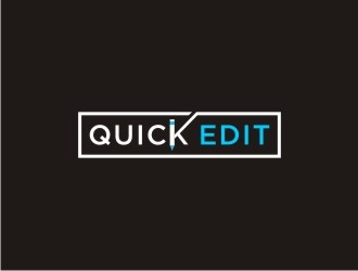 Quick Edit logo design by bricton