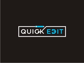 Quick Edit logo design by bricton