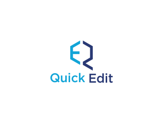 Quick Edit logo design by haidar