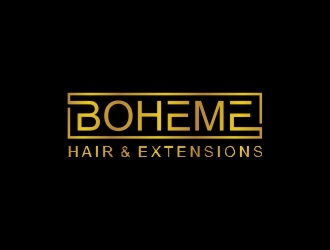 Boheme Hair & Extensions logo design by ManishKoli