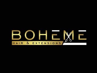 Boheme Hair & Extensions logo design by shravya