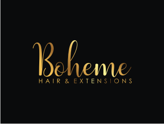 Boheme Hair & Extensions logo design by andayani*