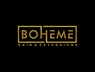 Boheme Hair & Extensions logo design by perf8symmetry