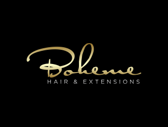 Boheme Hair & Extensions logo design by hidro