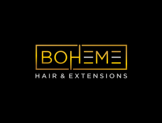 Boheme Hair & Extensions logo design by ammad