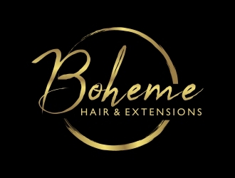 Boheme Hair & Extensions logo design by ruki