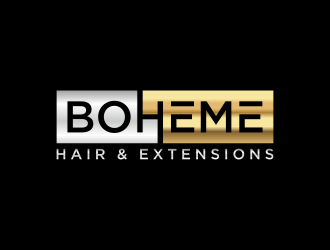 Boheme Hair & Extensions logo design by p0peye