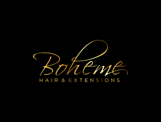 Boheme Hair & Extensions logo design by RIANW